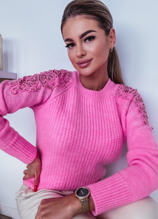 SWETER Z KRONKĄ BARBIE