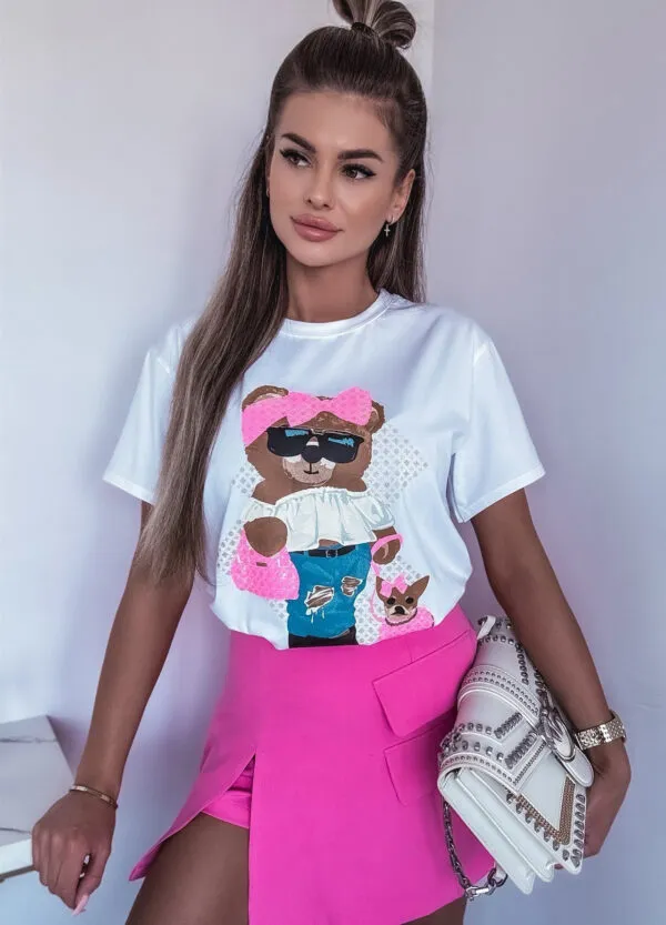 T-SHIRT Z NADRUKIEM BEAR