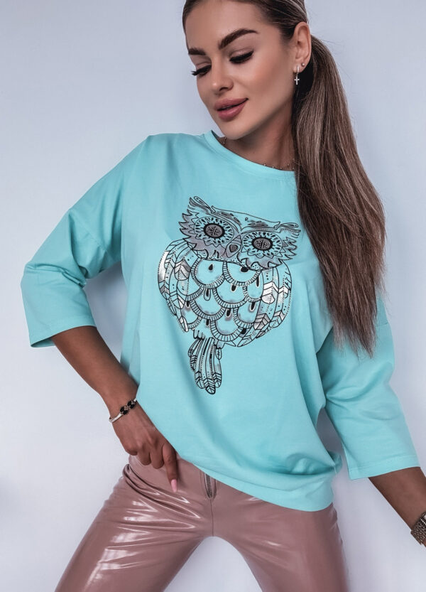 BLUZKA Z NADRUKIEM OWL