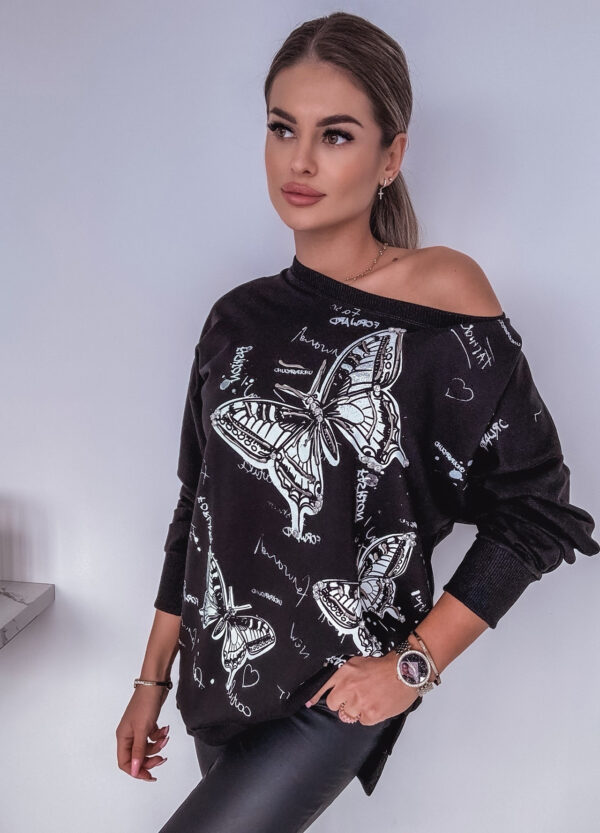 BLUZA Z NADRUKIEM GRAFFITI