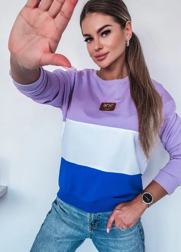 BAWEŁNIANA BLUZA VIOLET