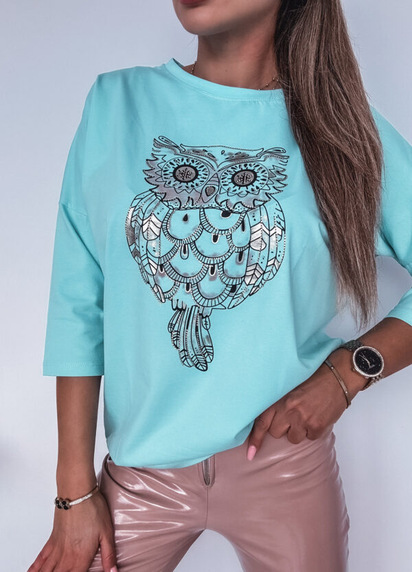 BLUZKA Z NADRUKIEM OWL - Image 2