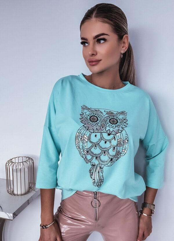 BLUZKA Z NADRUKIEM OWL - Image 7