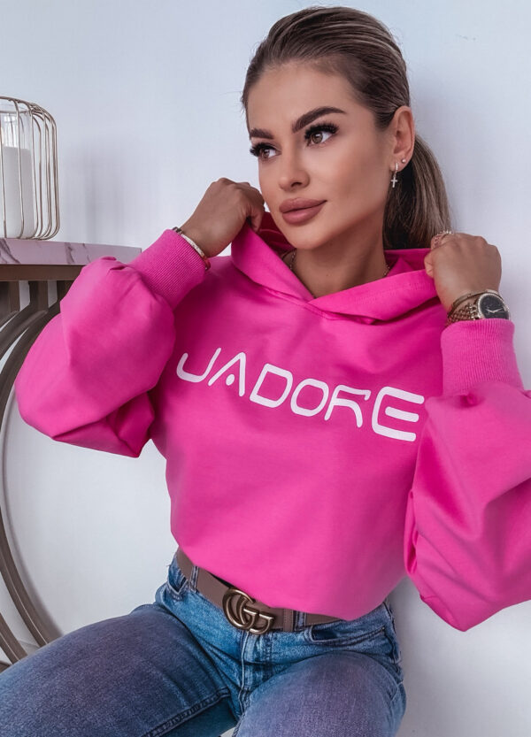 BAWEŁNIANA BLUZA PINK JADOR