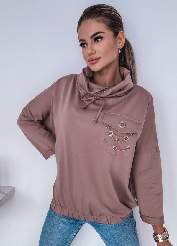 BLUZA Z KIESZONKĄ CHAIN