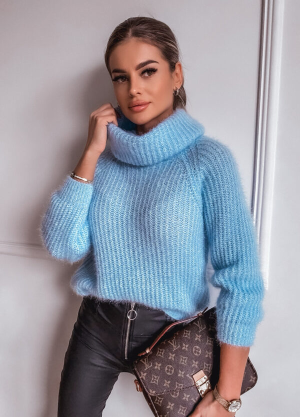 SWETER / GOLFEM BABY BLUE