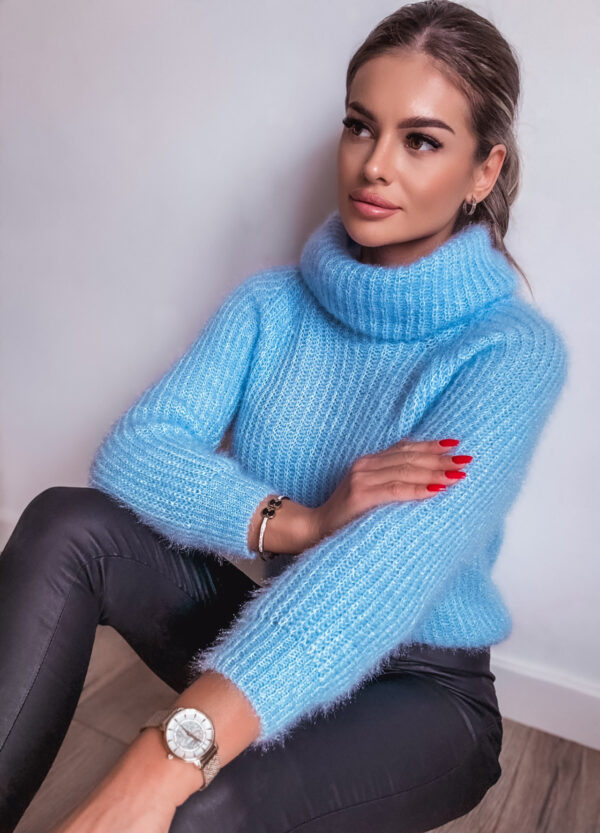 SWETER / GOLFEM BABY BLUE