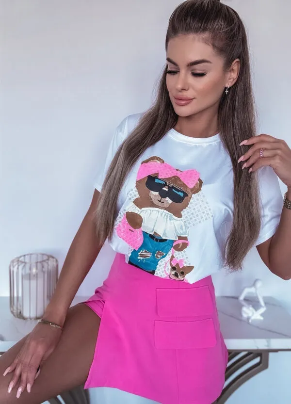 T-SHIRT Z NADRUKIEM BEAR