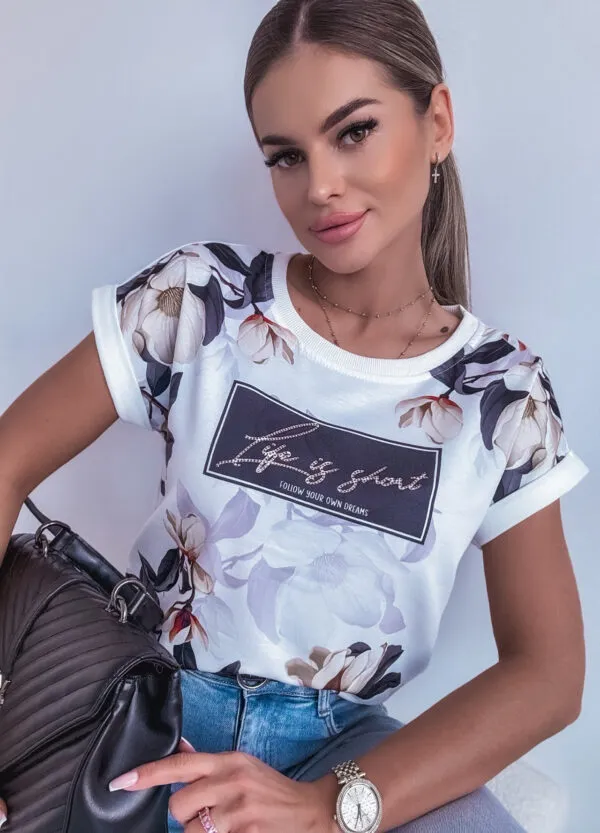 T-SHIRT Z NADRUKIEM SHADE