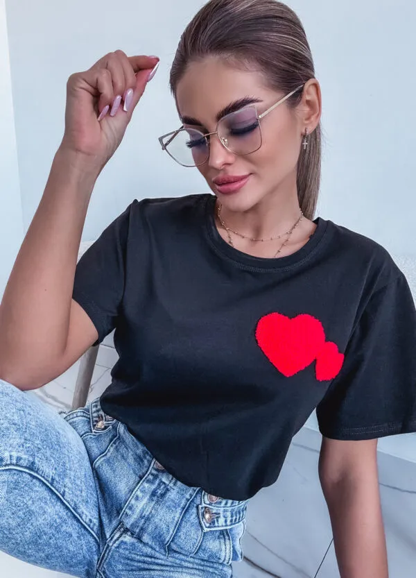 T-SHIRT DOUBLE HEART