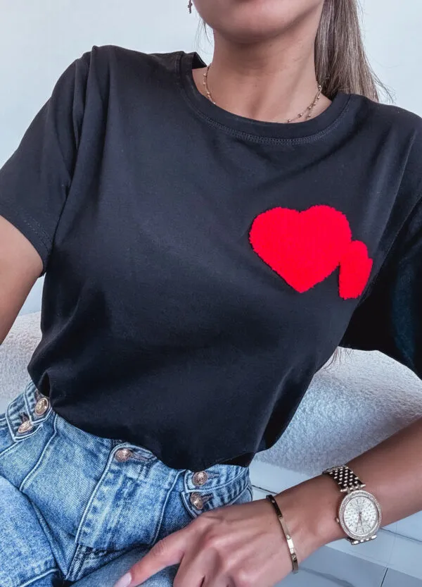 T-SHIRT DOUBLE HEART