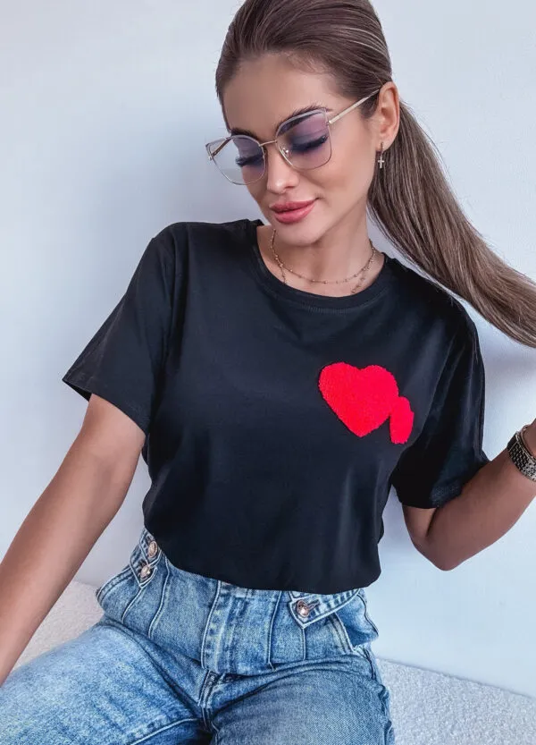 T-SHIRT DOUBLE HEART