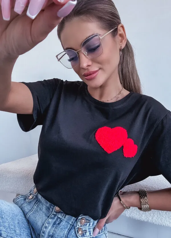 T-SHIRT DOUBLE HEART