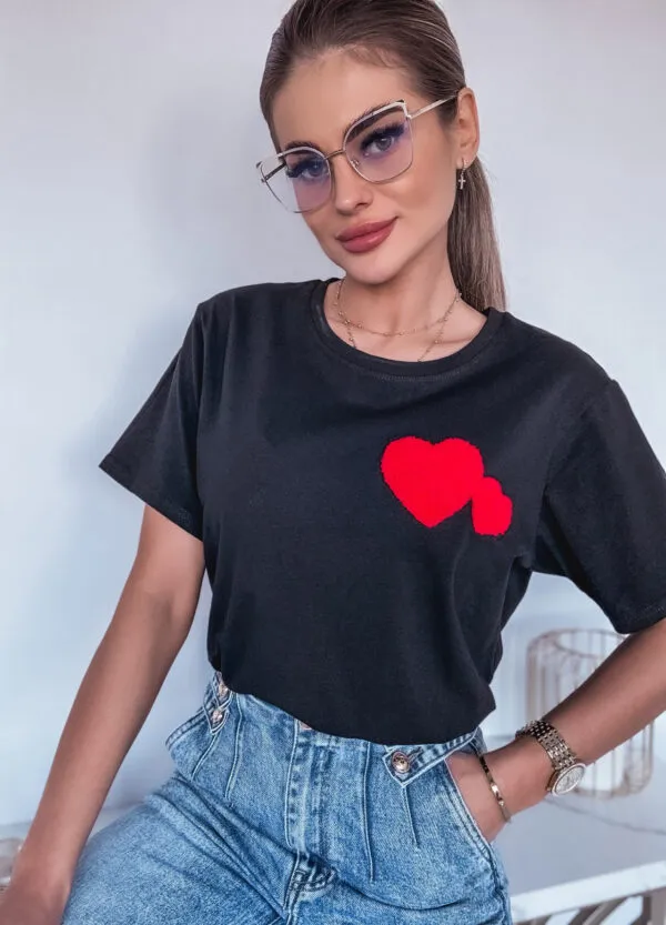 T-SHIRT DOUBLE HEART