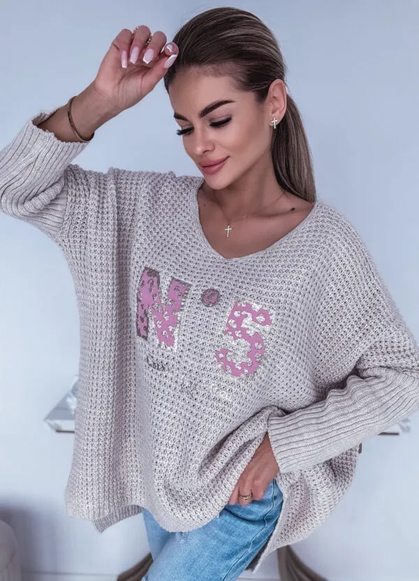 SWETER Z NADRUKIEM