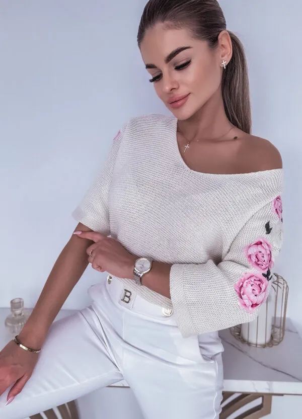 SWETER Z NADRUKIEM MIRELLA