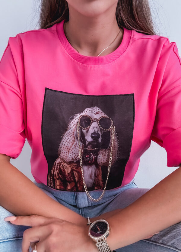 BAWEŁNIANY T-SHIRT DOG