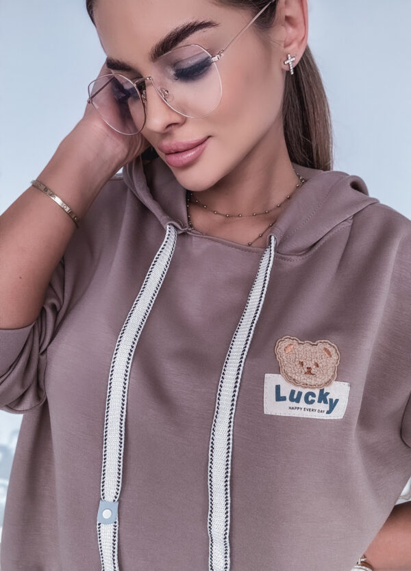 BLUZA DRESOWA Z KAPTUREM LUCKY