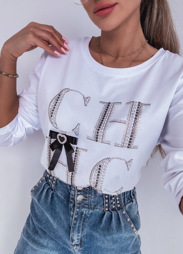 T-SHIRT Z CEKINAMI CHIC - Зображення 2