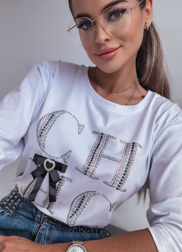 T-SHIRT Z CEKINAMI CHIC - Зображення 5