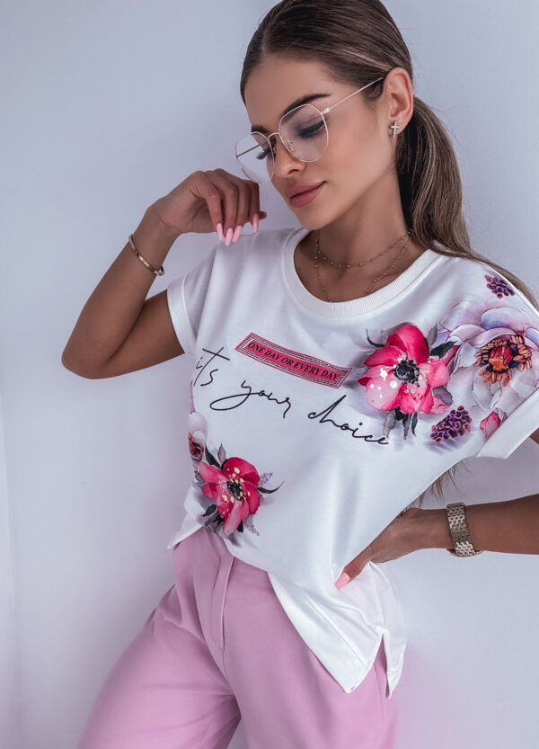 T-SHIRT Z NADRUKIEM SPRING - Зображення 5