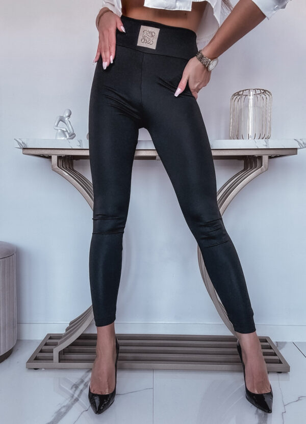 BAWEŁNIANE LEGGINSY SLIM