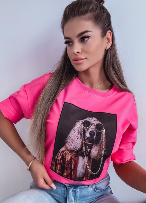 BAWEŁNIANY T-SHIRT DOG