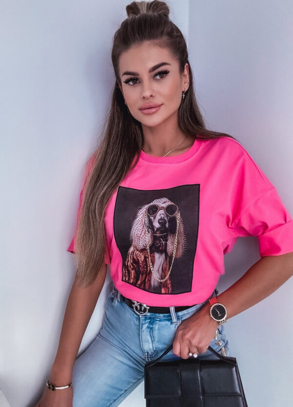 BAWEŁNIANY T-SHIRT DOG