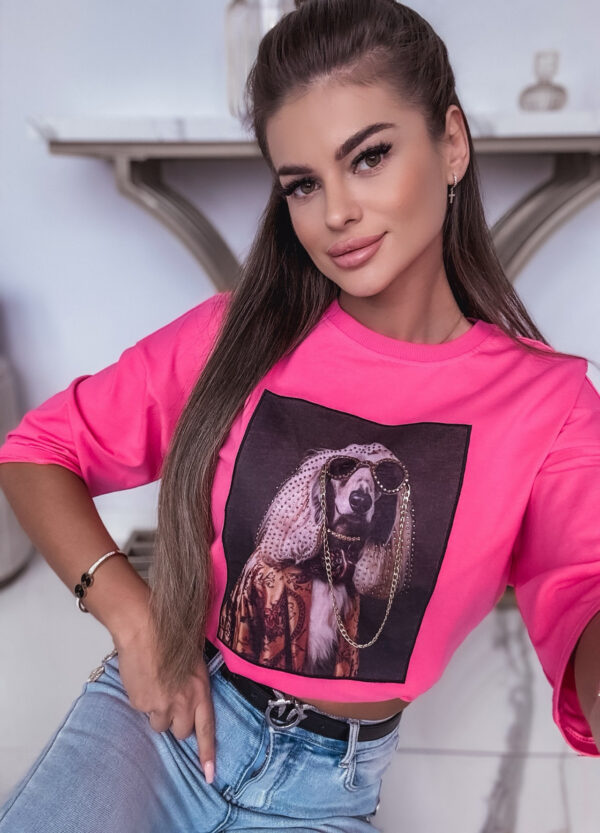 BAWEŁNIANY T-SHIRT DOG