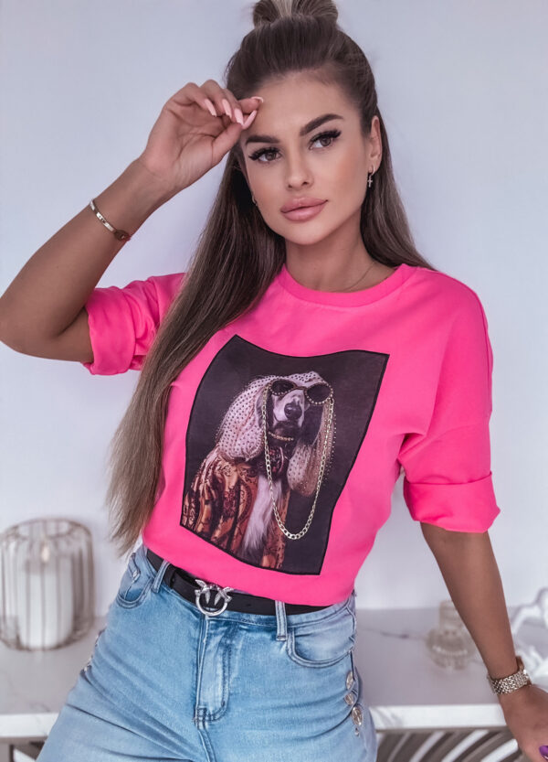 BAWEŁNIANY T-SHIRT DOG