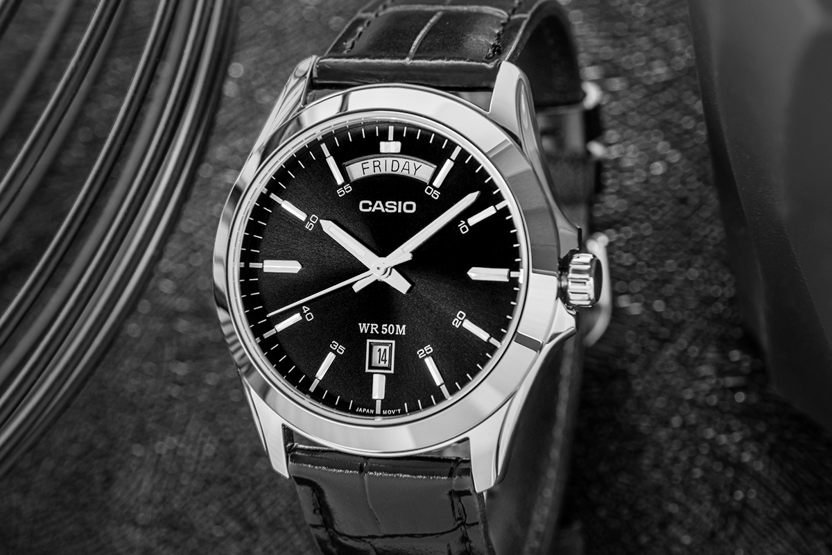 Zegarek Męski CASIO MTP-1370L-1AVDF + BOX - obrazek 4