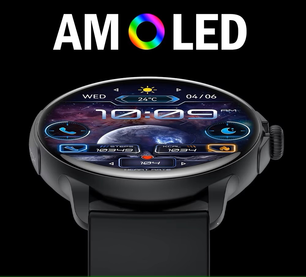 Smartwatch Damski Rubicon RNCF35 BLACK Bransoleta + Pasek - Зображення 10