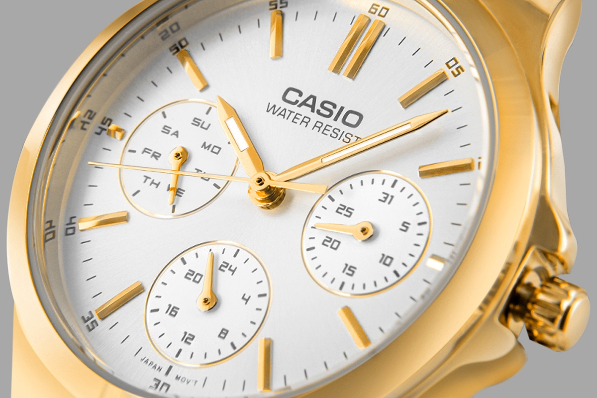 Zegarek Damski CASIO LTP-V300G-7AUDF + BOX - obrazek 4