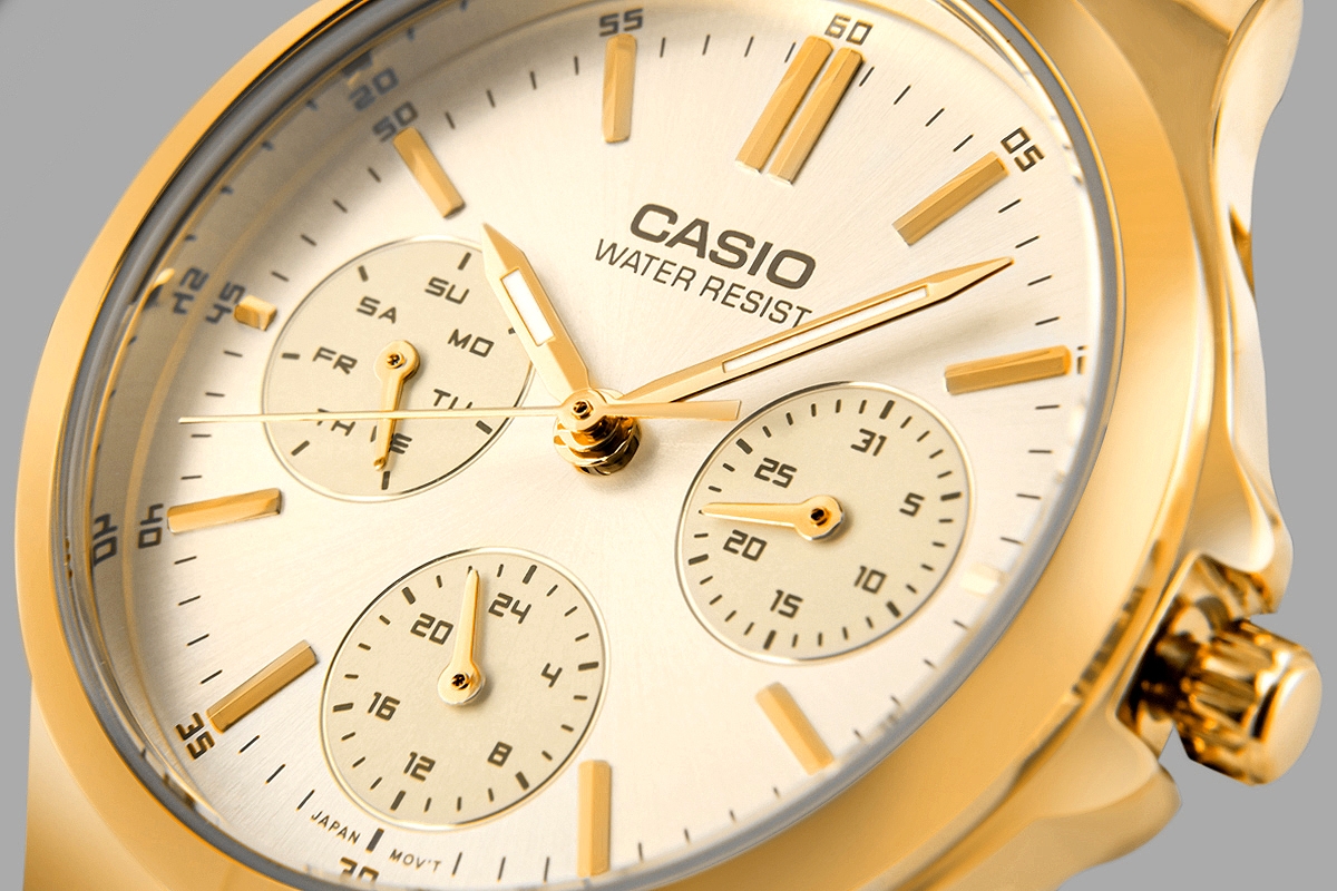 Zegarek Damski CASIO LTP-V300G-9AUDF + BOX - obrazek 4