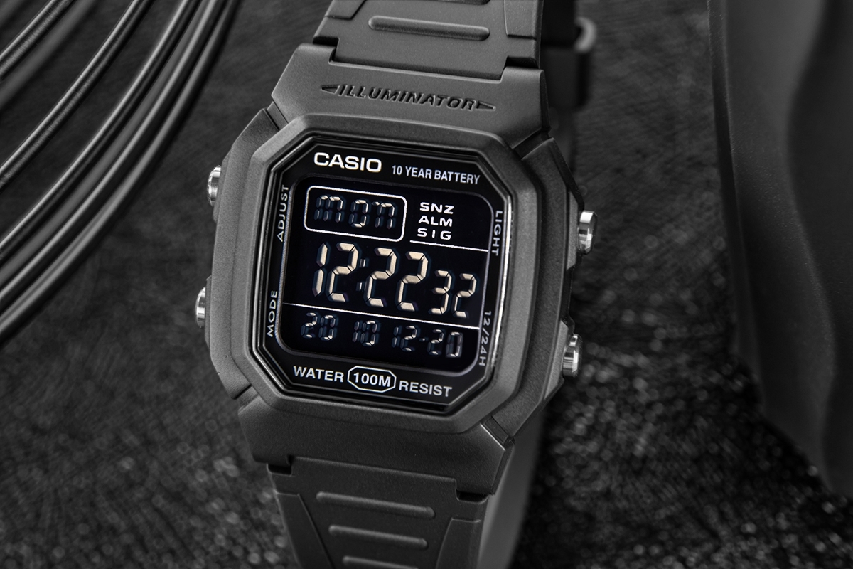 Zegarek Męski CASIO W-800H-1BVES + BOX - obrazek 5