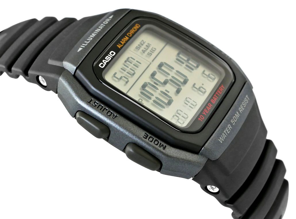 Zegarek Męski CASIO W-96H-1BVDF + BOX - obrazek 2