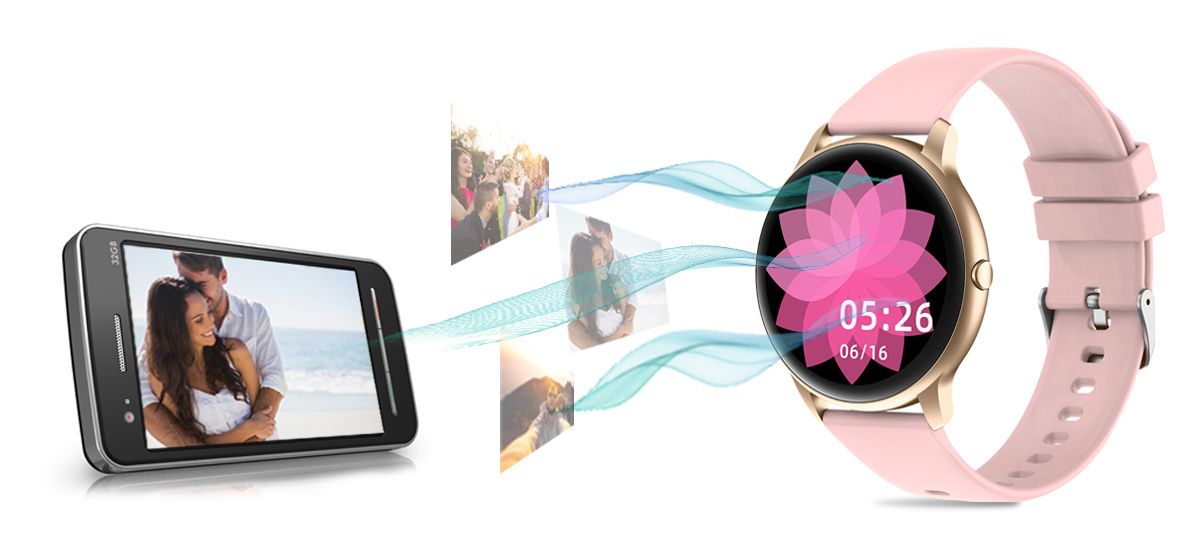 Damski SMARTWATCH G.Rossi SW015-2 Różowy - Зображення 11