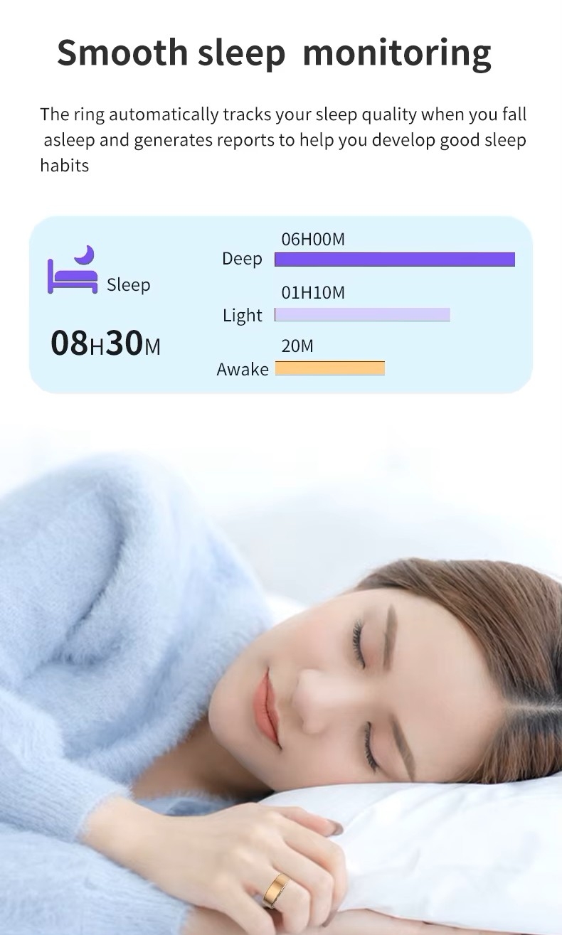 Smart Ring RUBICON R2 Rose Gold SIZE-7(US) SMARUB318 - Зображення 11