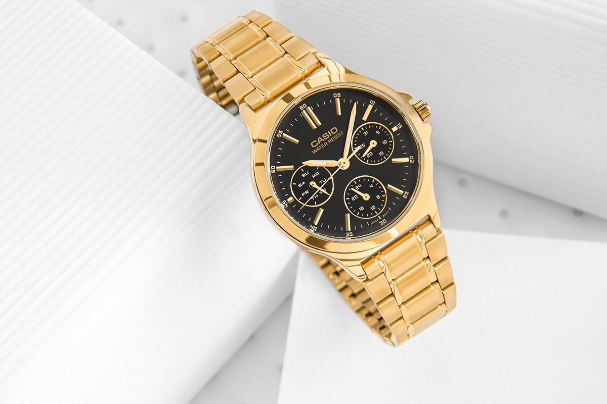 Zegarek Damski CASIO LTP-V300G-1AUDF + BOX - obrazek 5