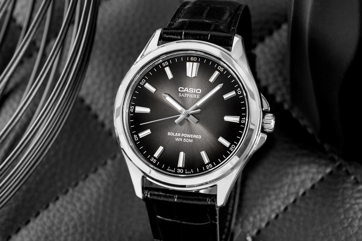 Zegarek Męski CASIO Solar MTS-RS100L-1AVDF + BOX - Зображення 5