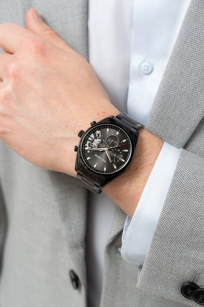 Zegarek Męski PAUL LORENS PL20003B-1A5 + BOX - obrazek 4