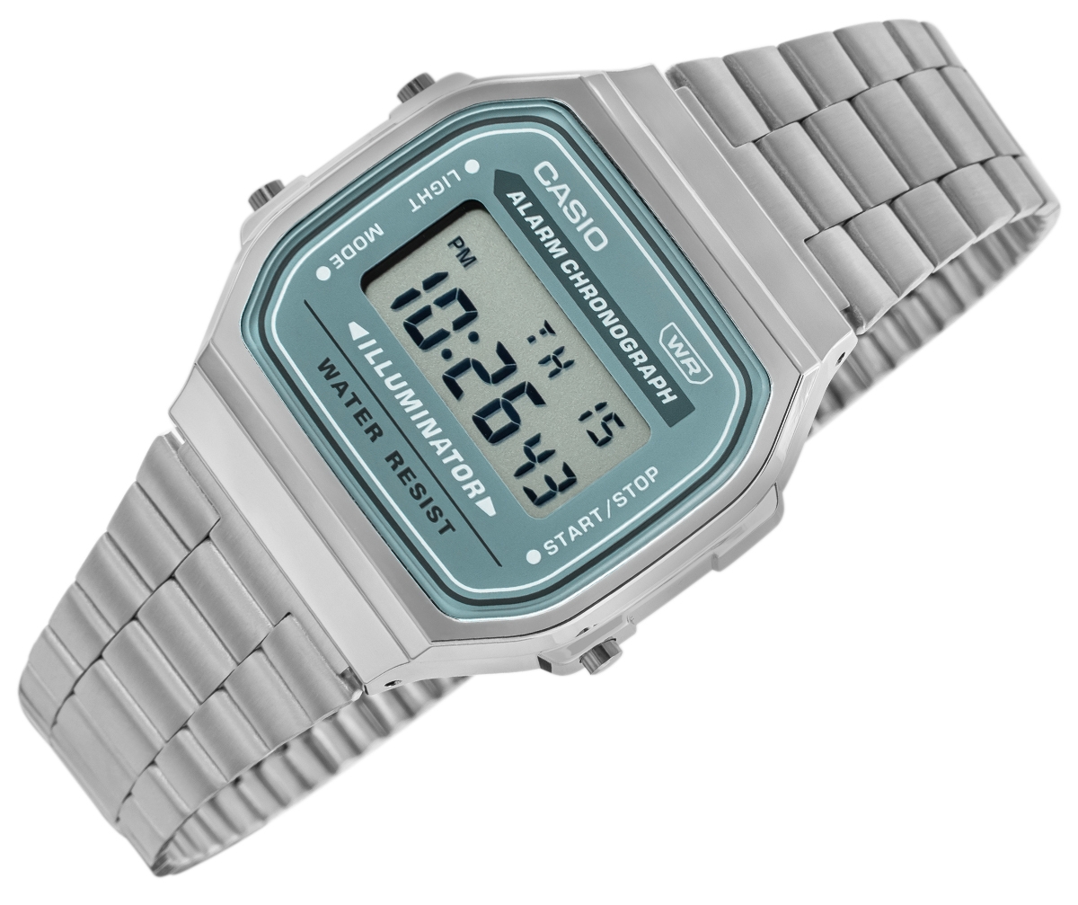 Zegarek Męski CASIO VINTAGE A168WA-3AYDF + BOX - obrazek 2