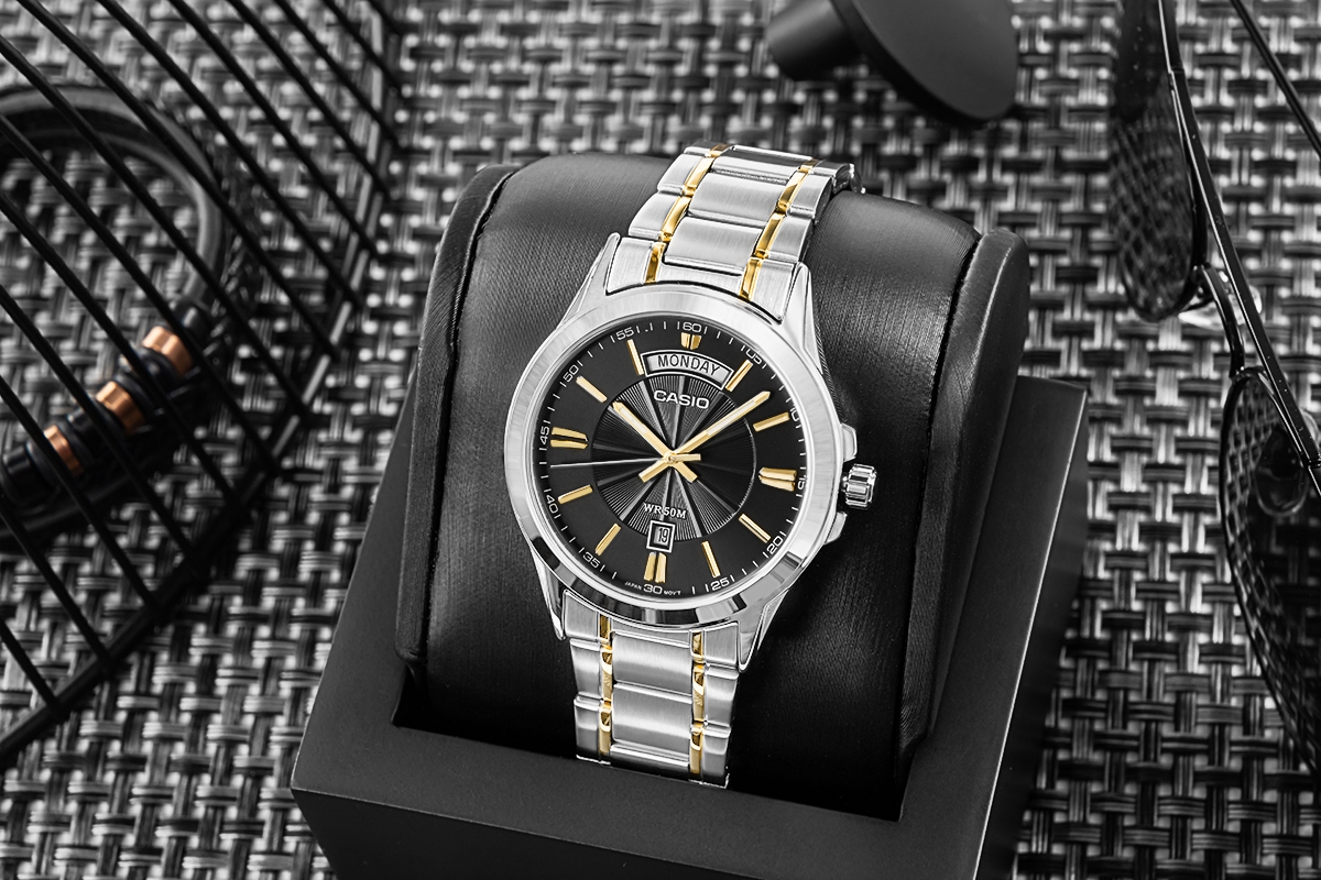 Zegarek Męski CASIO MTP-1381G-1AVDF + BOX - obrazek 5