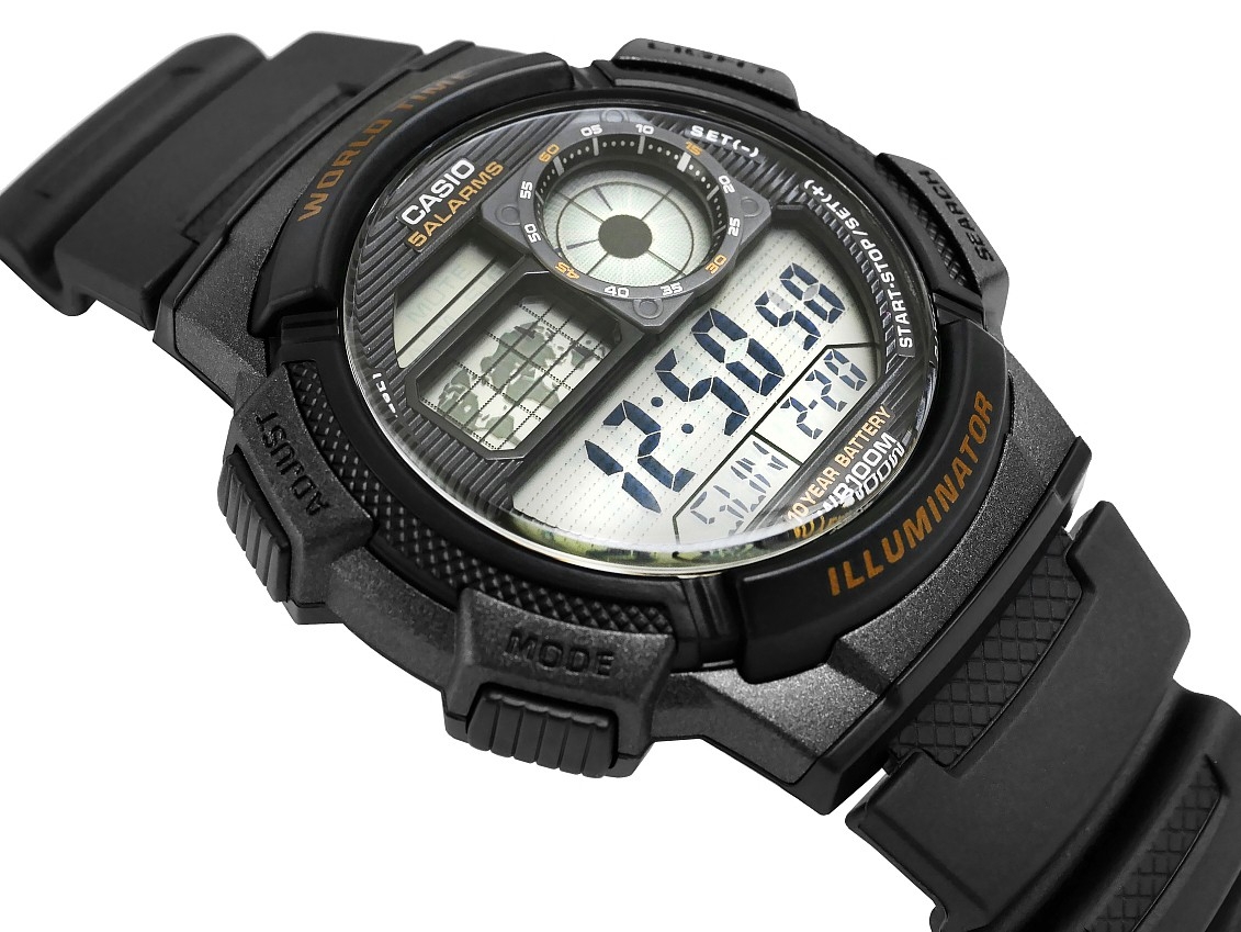 Zegarek Męski CASIO AE-1000W-1AVDF + BOX - obrazek 2