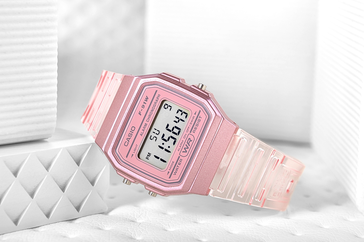 Zegarek Damski CASIO F-91WS-4DF + BOX - obrazek 5