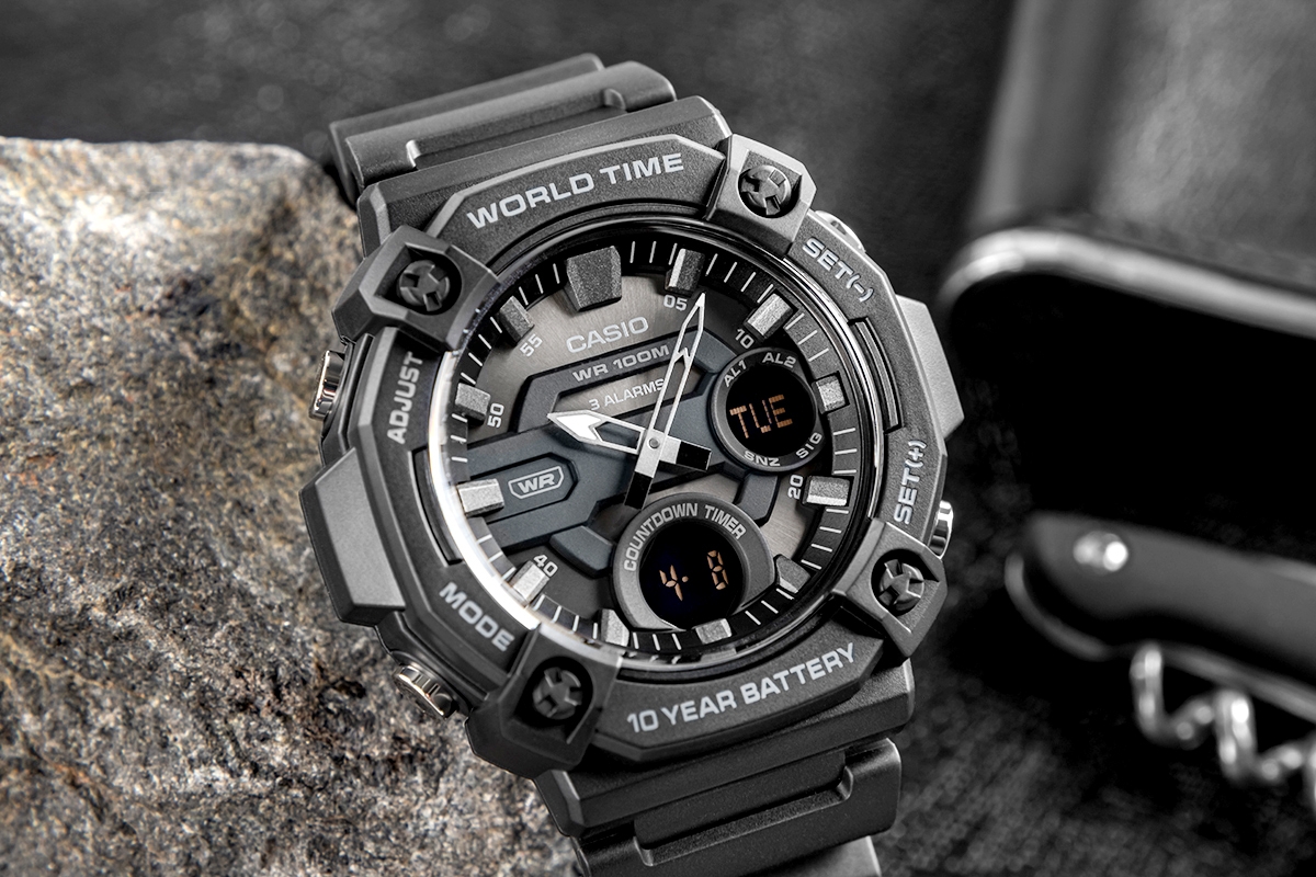 Zegarek Męski CASIO AEQ-120W-1BVDF + BOX - obrazek 5