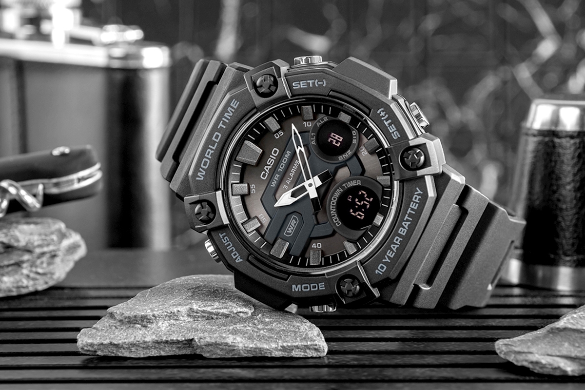 Zegarek Męski CASIO AEQ-120W-1BVDF + BOX - obrazek 6