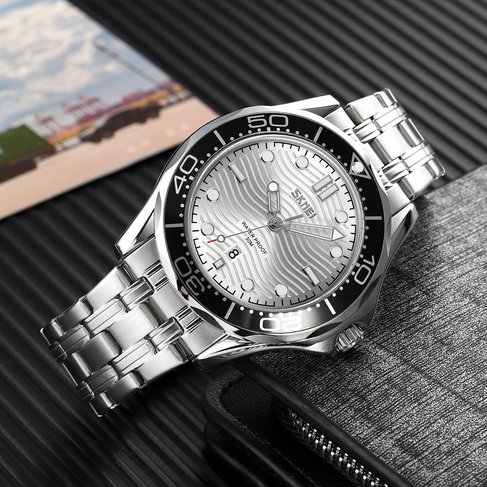 Zegarek Męski Skmei 9276SSISI + BOX - Зображення 4