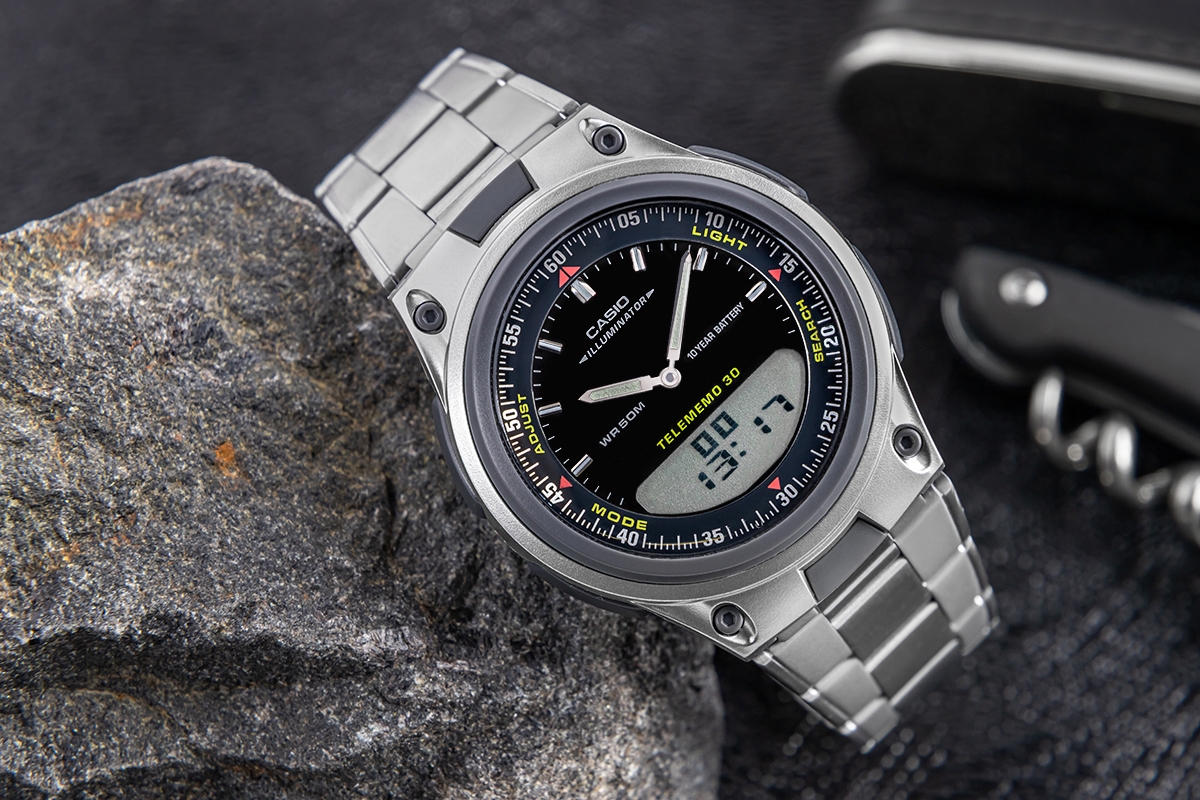 Zegarek Męski CASIO DUAL AW-80D-1AVDF + BOX - obrazek 3