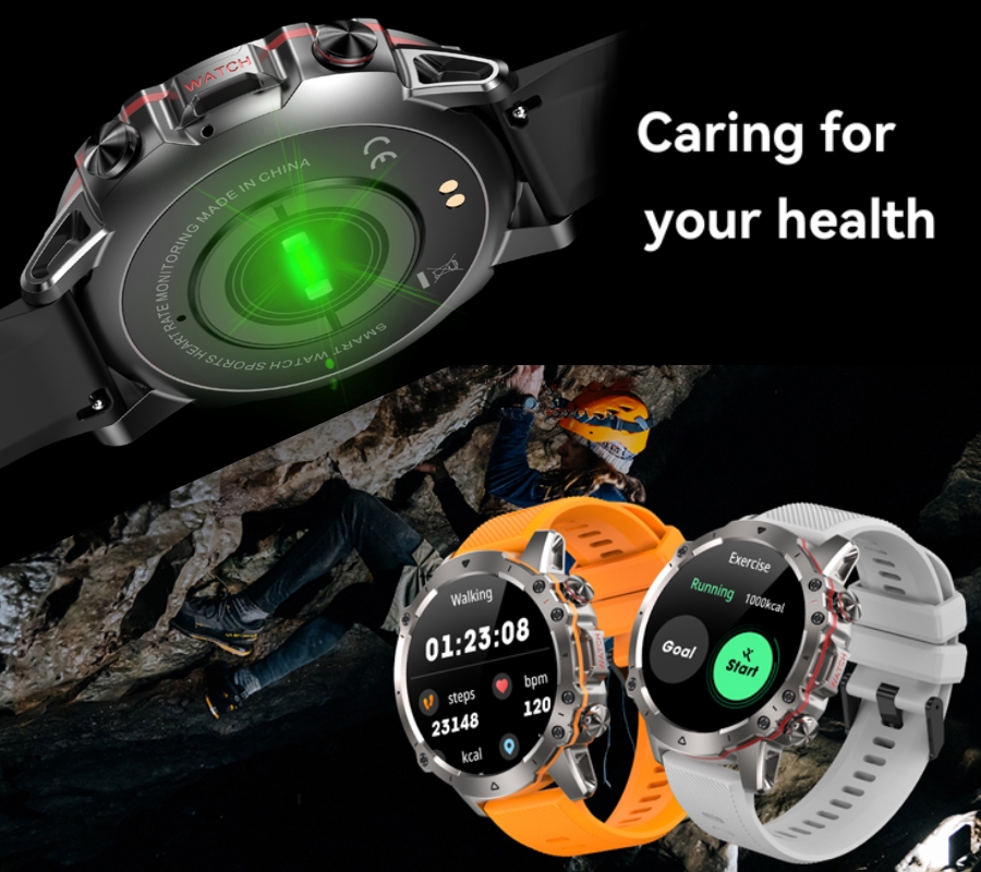 Smartwatch Męski Rubicon RNCF18-1 BLACK Bransoleta + Pasek - Зображення 12